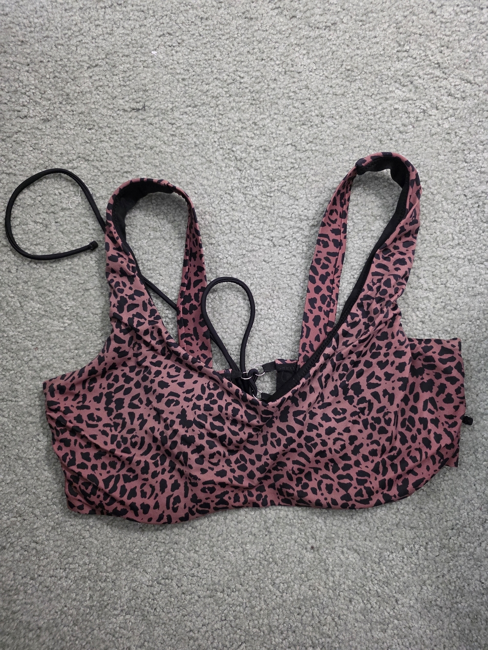 Black Polka Dot Scoop Bikini Top & High Waist Bottom - Women Swim - Picture 2 of 5